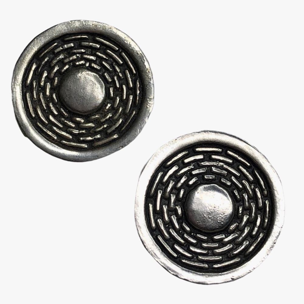Vintage 60s Brutalist Midcentury Modern Clip-on